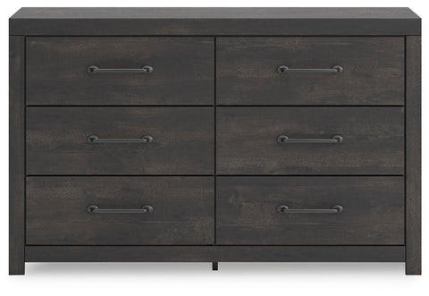 Hollivern Panel Bed, Dresser and Nightstand
