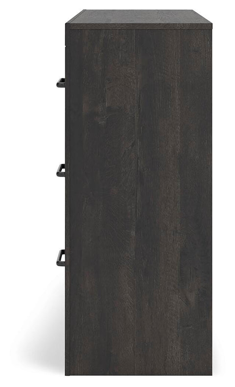 Hollivern Panel Bed, Dresser and Nightstand