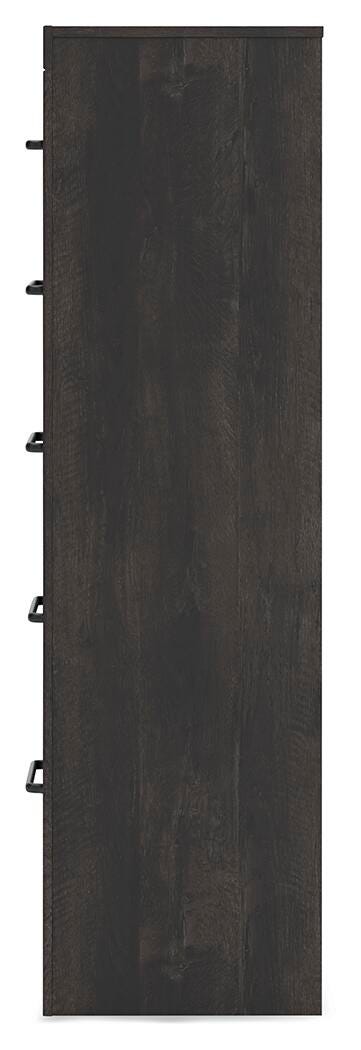Hollivern Panel Storage Bed, Dresser, Mirror, Chest and 2 Nightstands