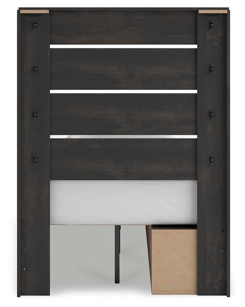 Hollivern Panel Storage Bed, Dresser, Mirror, Chest and 2 Nightstands
