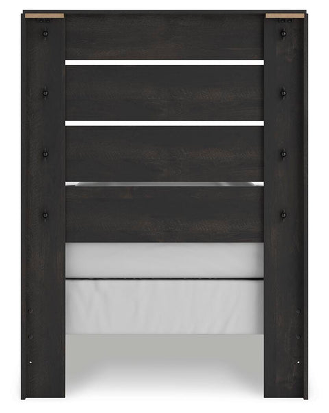 Hollivern Panel Bed, Dresser and Nightstand