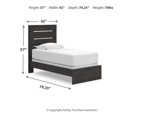 Hollivern Panel Bed, Dresser and Nightstand