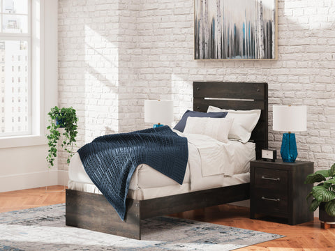 Hollivern Panel Bed, Dresser and Nightstand