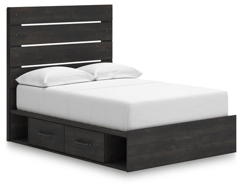 Hollivern Panel Storage Bed, Dresser, Mirror, Chest and 2 Nightstands