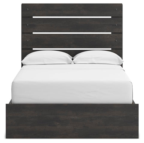 Hollivern Panel Storage Bed, Dresser, Mirror, Chest and 2 Nightstands