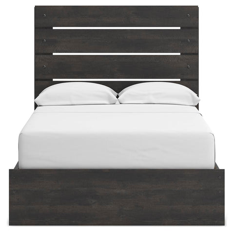 Hollivern Panel Bed with Storage, Dresser, Mirror, Chest and 2 Nightstands