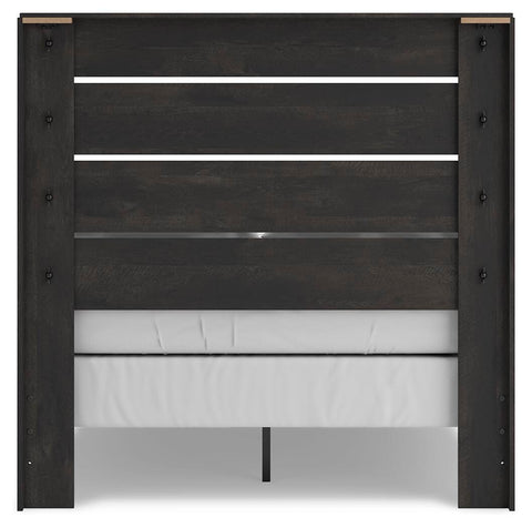 Hollivern Panel Bed, Dresser and Nightstand