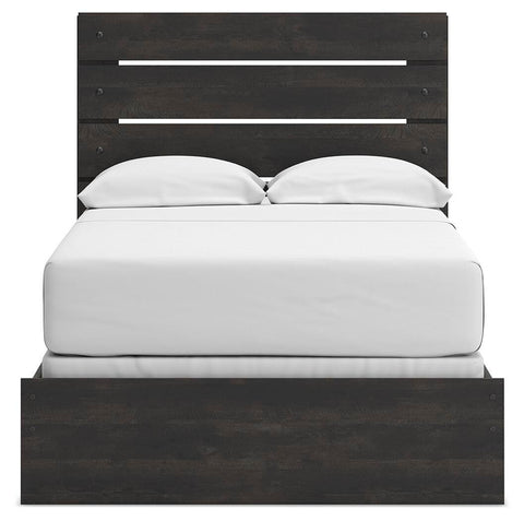 Hollivern Panel Bed, Dresser and Nightstand