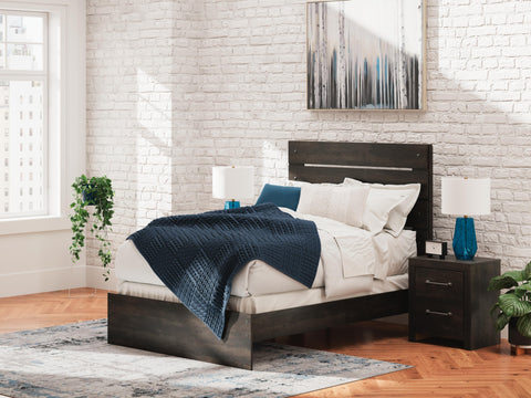 Hollivern Panel Bed, Dresser and Nightstand
