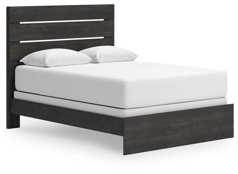 Hollivern Panel Bed, Dresser and Nightstand