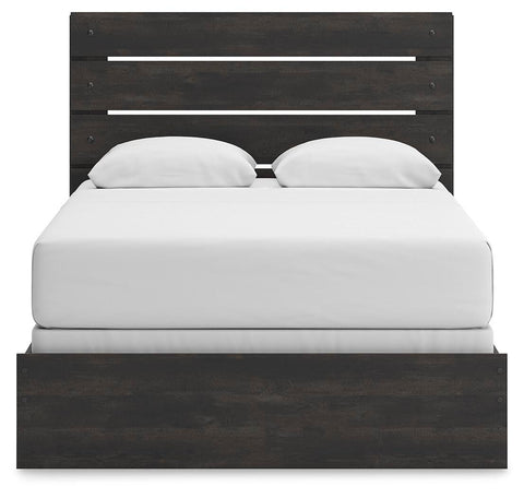 Hollivern Panel Bed, Dresser and Nightstand