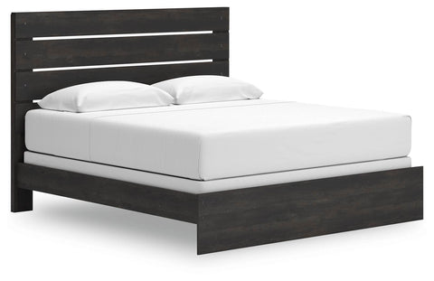 Hollivern Panel Bed, Dresser and Nightstand