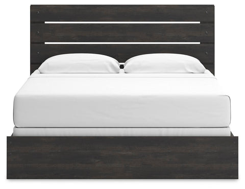 Hollivern Panel Bed, Dresser and Nightstand