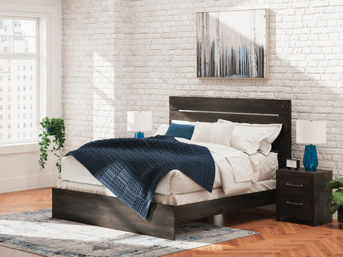 Hollivern Panel Bed, Dresser and Nightstand