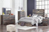 Drystan Panel Bed with Mirrored Dresser, Chest and Nightstand