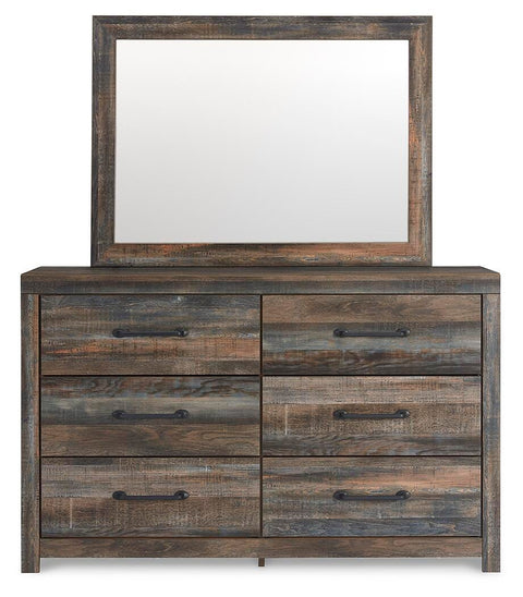 Drystan Panel Bed, 2 Dressers, Mirror, Chest and 2 Nightstands