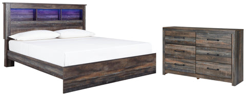 Drystan Bookcase Bed with Dresser