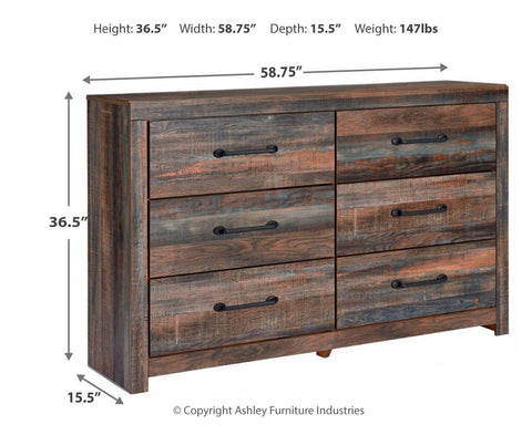 Drystan Bookcase Storage Bed, Dresser and Nightstand