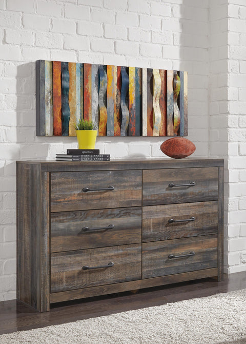 Drystan Panel Headboard with Dresser