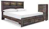 Drystan Bookcase Storage Bed and Chest