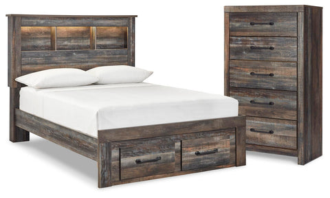 Drystan Bookcase Storage Bed and Chest