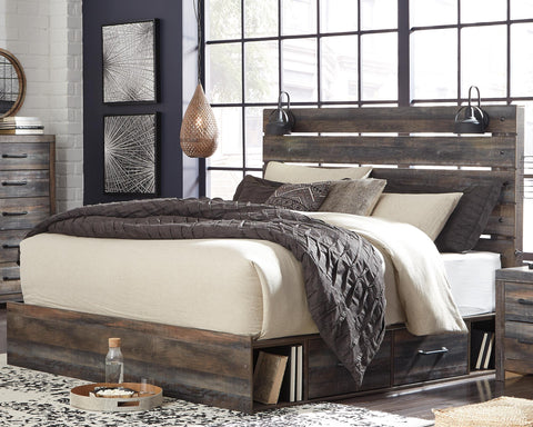 Drystan Storage Bed, Dresser and Mirror