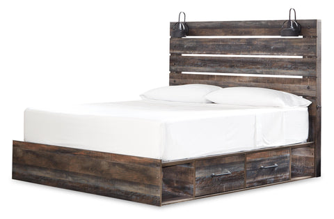 Drystan Panel Bed with Dresser