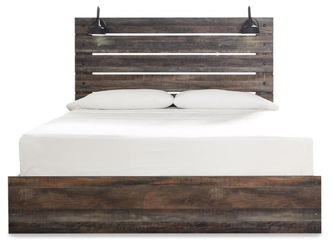 Drystan Panel Bed with Dresser and Nightstand