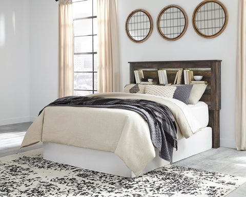 Drystan Bookcase Headboard, Dresser, Mirror and Chest