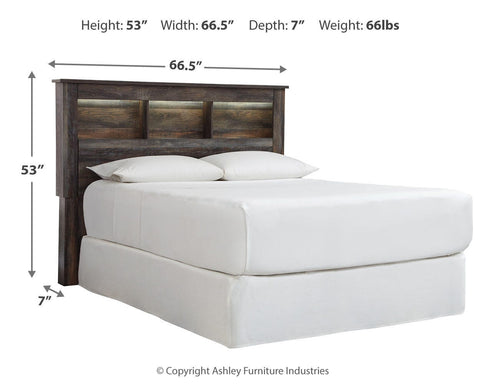 Drystan Bookcase Headboard