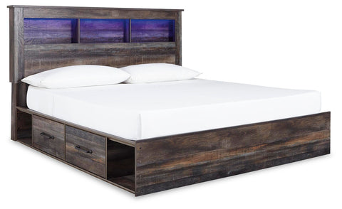Drystan Bookcase Bed with 2 Nightstands