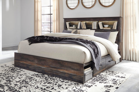 Drystan Bookcase Bed with 2 Nightstands