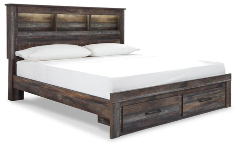 Drystan Bookcase Bed with 2 Storage Drawers with Dresser