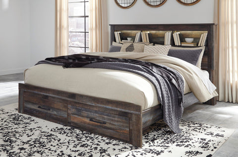 Drystan Bookcase Storage Bed, Dresser and Chest