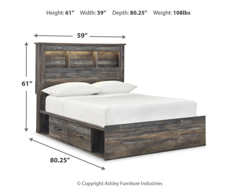 Drystan Bookcase Bed