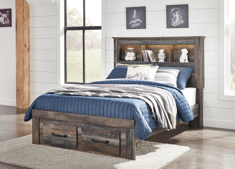 Drystan Bookcase Storage Bed and Chest