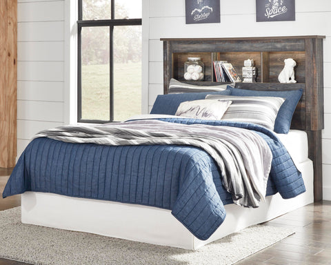 Drystan Bookcase Headboard, Dresser, Mirror and Chest
