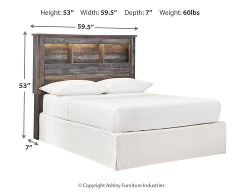 Drystan Bookcase Headboard