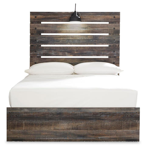 Drystan Panel Bed with 4 Storage Drawers