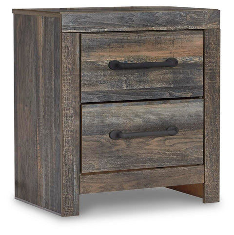 Drystan Bookcase Panel Bed, Dresser, Mirror Chest and Nightstand