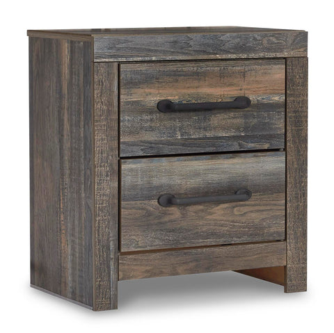 Drystan Bookcase Bed with 2 Storage Drawers with Mirrored Dresser, Chest and 2 Nightstands