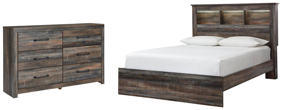 Drystan Bookcase Bed with Dresser