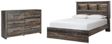 Drystan Bookcase Bed with Dresser