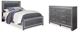 Lodanna Panel Bed and Dresser
