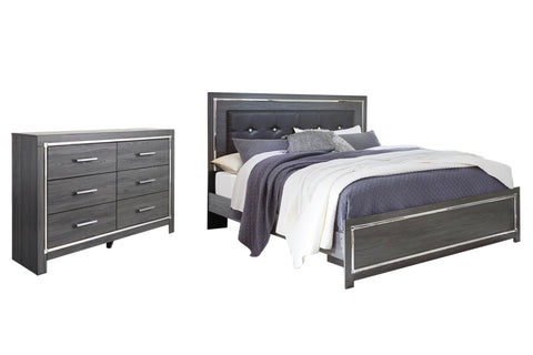 Lodanna Panel Bed and Dresser