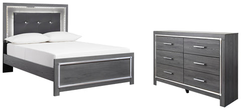 Lodanna Panel Bed and Dresser