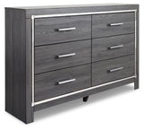 Lodanna Upholstered Panel Bed, Dresser and Nightstand