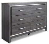 Lodanna Upholstered Panel Headboard with Dresser