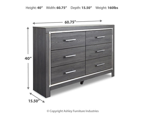 Lodanna Panel Bed and Dresser