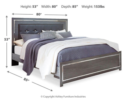 Lodanna Panel Bed, Dresser, Mirror, Chest and 2 Nightstands